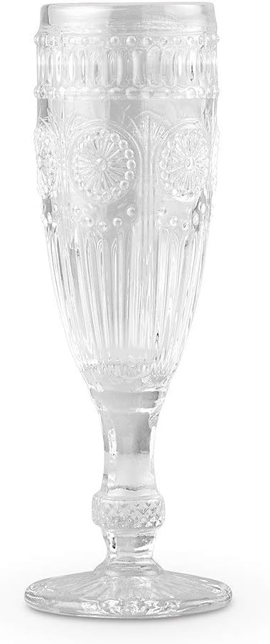 Vintage Inspired Pressed Glass Goblet